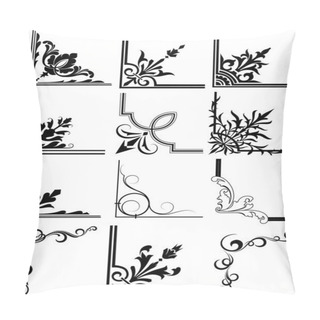 Personality  Corner Illustration Elements Frames Pillow Covers