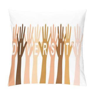 Personality  Diversity Hands Pillow Covers