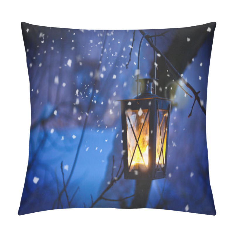 Personality  Christmas Lantern pillow covers