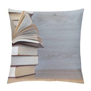 Personality  Pile Of Books Pillow Covers