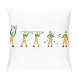 Personality  Flat Design Repairer Pillow Covers