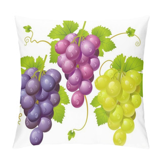 Personality  Three Cluster Of Grapes Pillow Covers