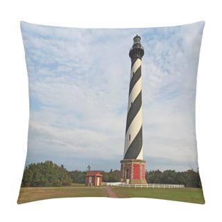 Personality  The Cape Hatteras Lighthouse Near Buxton, North Carolina Pillow Covers