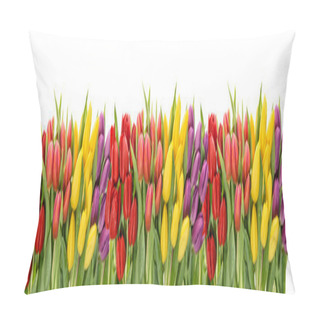 Personality  Fresh Spring Tulips  Pillow Covers