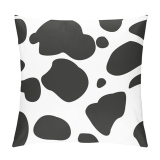 Personality Abstract Seamless Cow Blotchy Skin Background Pillow Covers