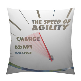 Personality  Speed Of Agility Speedometer Pillow Covers
