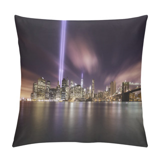 Personality  9-11 Tribute Lights,Manhattan New York Pillow Covers