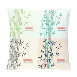 Personality   Bamboo,vector Illustration Pillow Covers
