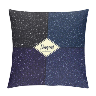 Personality  Set Of Diamond Seamless Texture Pillow Covers