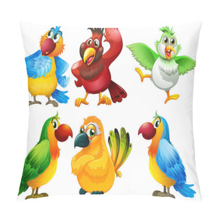 Personality  Birds Illustration Pillow Covers