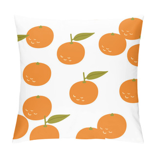 Personality  Tangerine Seamless Pattern Pillow Covers