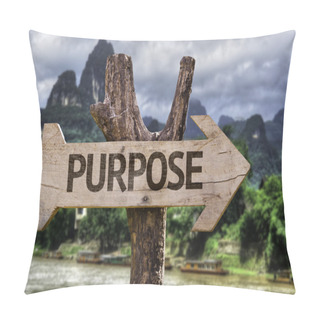 Personality  Purpose  Wooden Sign Pillow Covers