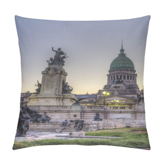 Personality  Congress Square In Buenos Aires, Argentina Pillow Covers