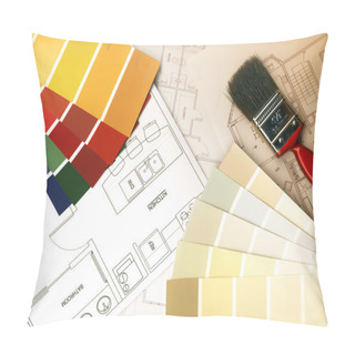 Personality  Color Swatches And Plans Pillow Covers