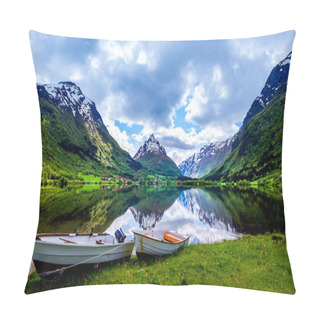 Personality  Beautiful Nature Norway. Pillow Covers