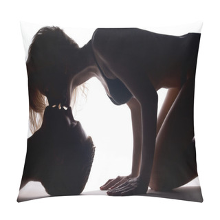 Personality  Beautiful Couple's Silhouette Pillow Covers
