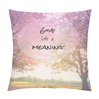 Personality  Inspirational Quote & Motivational Background Pillow Covers