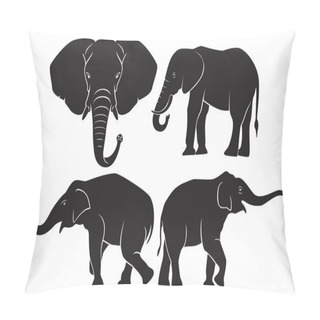 Personality  The Figure Shows The Animal Elephant Pillow Covers