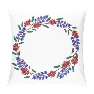 Personality  Floral Vector Frame Decorative Background Pillow Covers