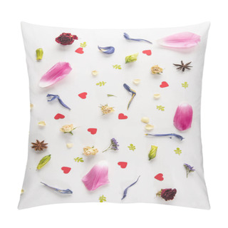Personality  Variety Of Flowers And Herbs Pillow Covers