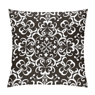 Personality  Black And White Swirly Pattern Pillow Covers