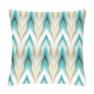 Personality  Vector Seamless Ikat Ethnic Pattern Pillow Covers