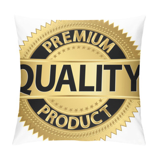 Personality  Premium Quality Product Golden Label, Vector Illustration Pillow Covers