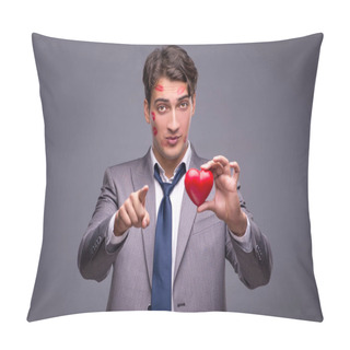 Personality  Man In Funny Romantic Concept Pillow Covers