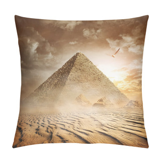 Personality  Storm In Desert Pillow Covers