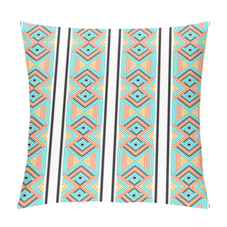 Personality  Seamless Ethnic Geometric Pattern.  Pillow Covers