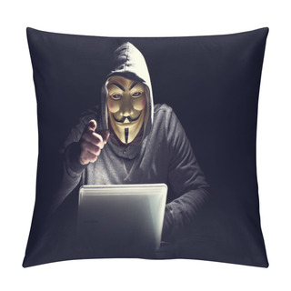 Personality  Hacker And Terrorism Fight Pillow Covers