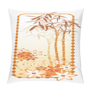 Personality  Bamboo&Flowers Pillow Covers