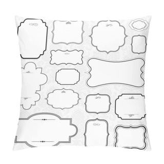 Personality  Set Of Ornate Frames Pillow Covers