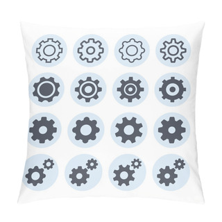 Personality  Setting Icons Pillow Covers