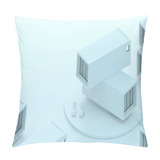 Personality  Illuminated Glass Plate On Brick Wall Pillow Covers