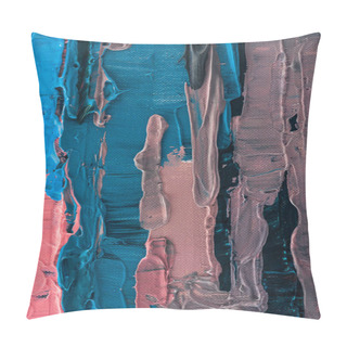 Personality  Abstract Background With Oil Paint Brush Strokes  Pillow Covers