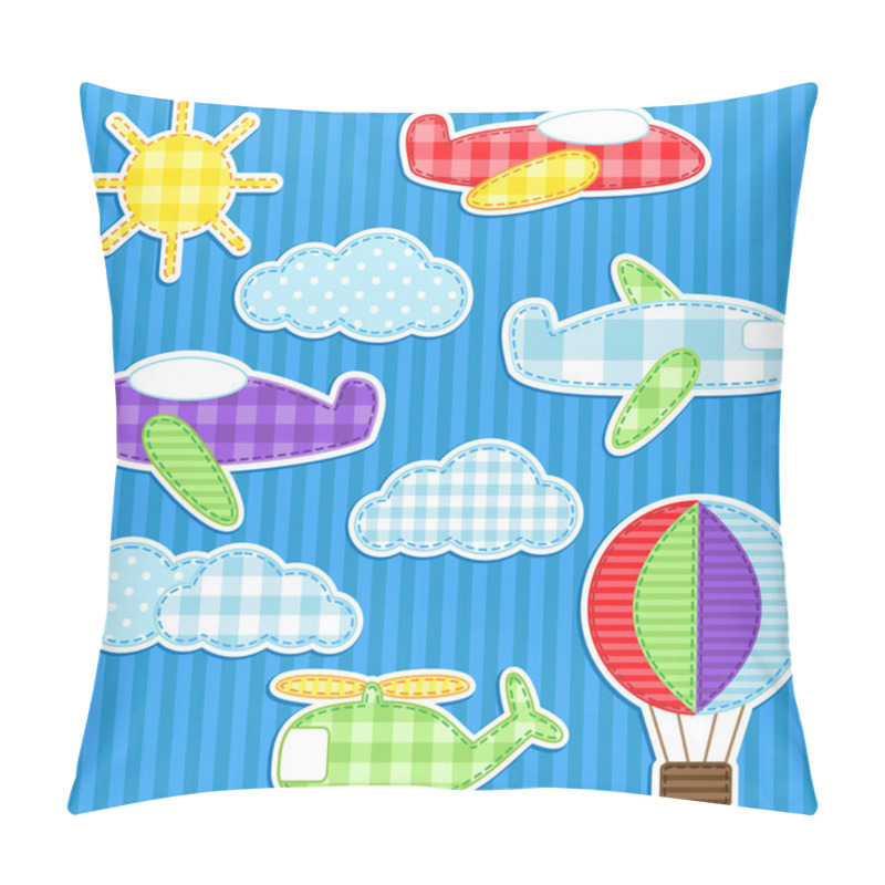 Personality  Transport stickers pillow covers
