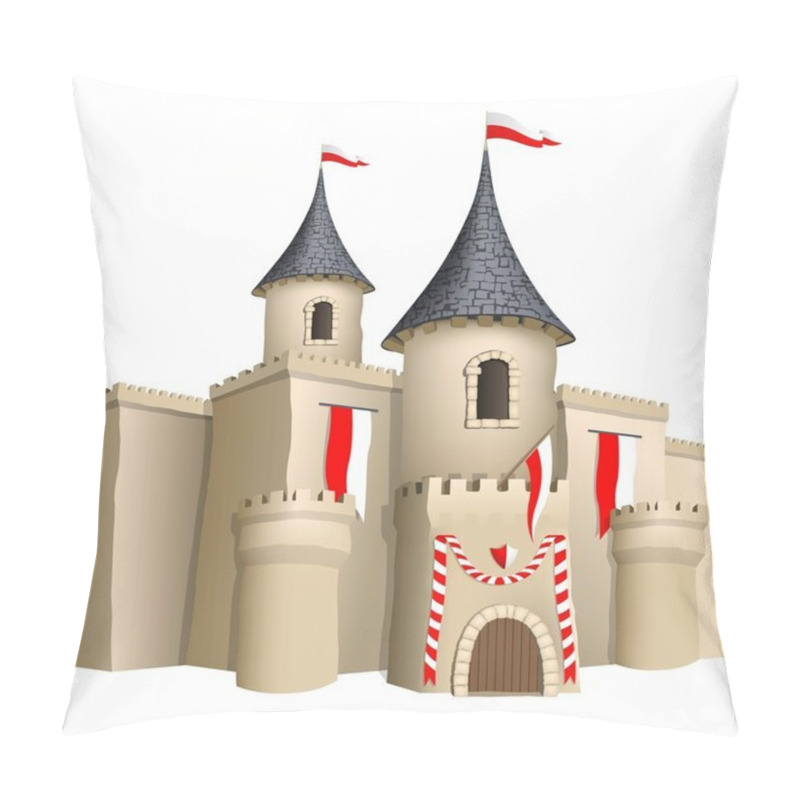 Personality  Fairy-tale castle pillow covers