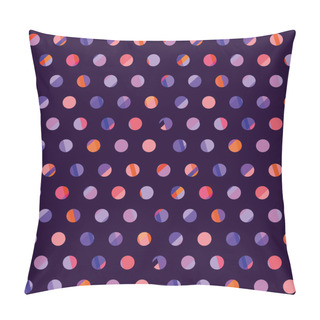 Personality  Concept Modern Polka Dot Seamless Pattern, Surface Design For Ba Pillow Covers