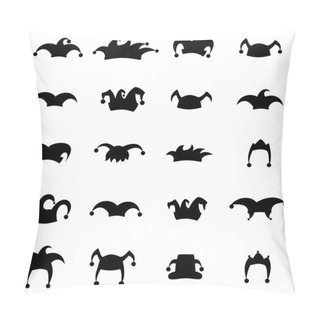 Personality  Set Caps Jester Silhouette Pillow Covers