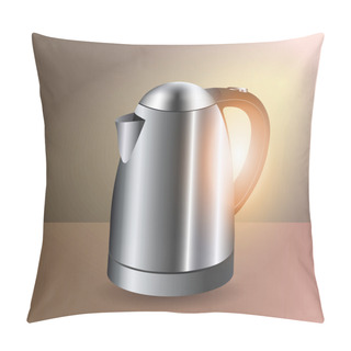 Personality  Electric Kettle - Vector Illustration Pillow Covers