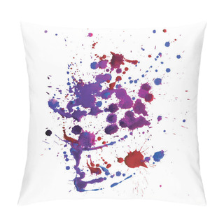 Personality Background With Colorful Spots. Vector Illustration. Pillow Covers