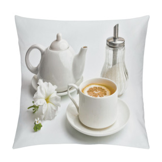 Personality  Cup Of Tea And A Teapot Pillow Covers