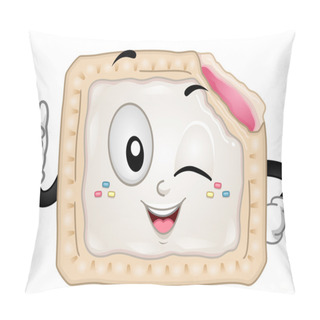 Personality  Partially Eaten Toaster Giving Thumb Up Pillow Covers