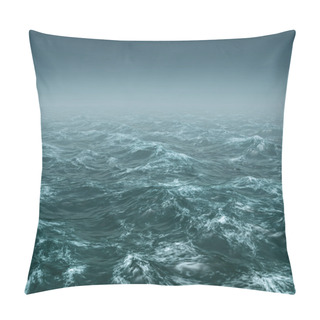 Personality  Stormy Sea Pillow Covers
