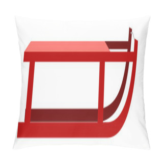 Personality  Red Sled Pillow Covers