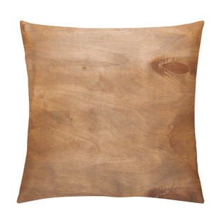 Personality  Empty Smooth Wooden Surface Background Pillow Covers