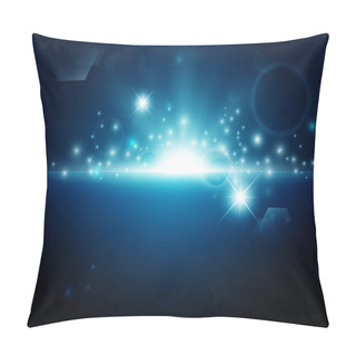 Personality  Abstract Bright Blue Background Pillow Covers