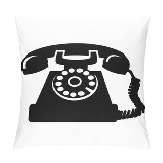 Personality  Vintage Telephone Icon Pillow Covers