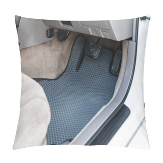 Personality  Dirty Car Nano Floor Mats Of Gray Plastic Rubber Diamond-shaped  Pillow Covers